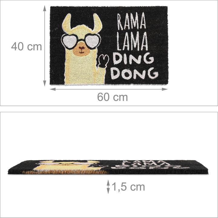 Actual product image Relaxdays Fussmatte (60 x 40 x 1.5 cm)