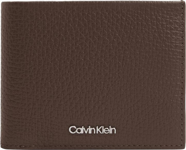 Actual product image Calvin Klein Minimalism Bifold 5CC W/Coin Chester Brown
