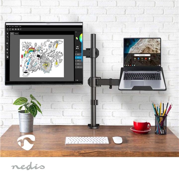 Image du produit Nedis Support d'écran de bureau | Ordinateur portable | 1 écran(s) | 15 - 32 " | 75x75 / 100x100 | Int (Tables, 32", 8 kg)