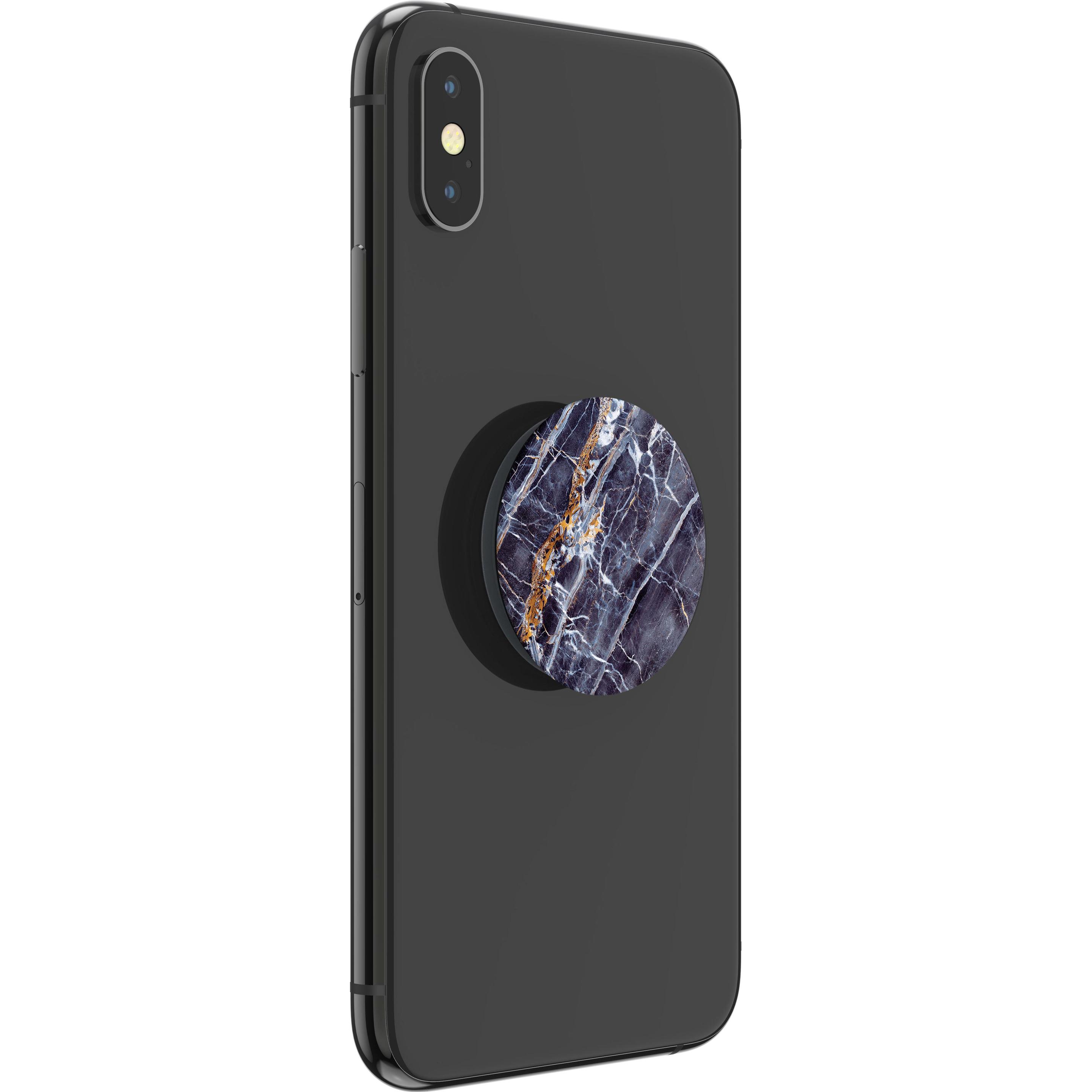 Thumbnail - PopSockets PopGrip Basic Gold On Dark Marble, Smartphone Halterung, Schwarz