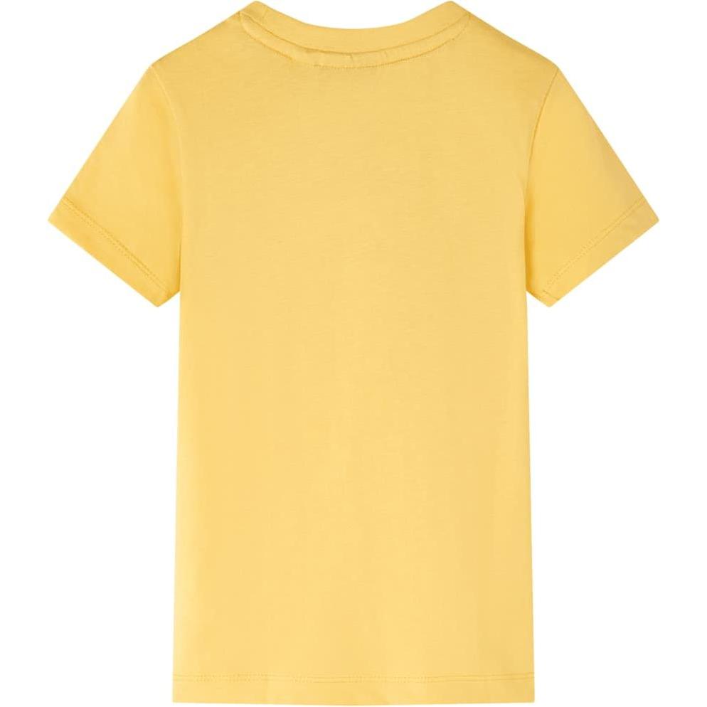 Thumbnail - VidaXL, Jungen, Shirt, Kinder-T-Shirt Helles Ocker 128,Material: 100, Gelb, (128)
