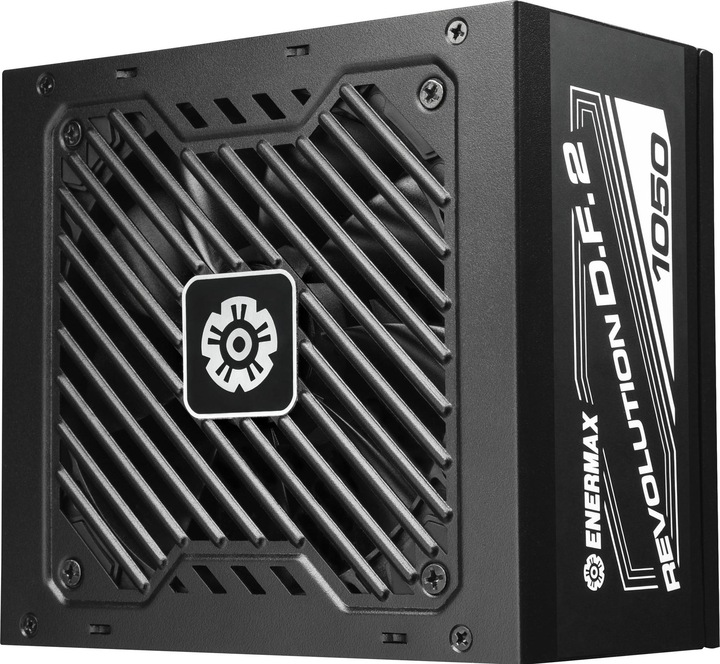 Enermax REVOLUTION D.F. 2 1050W Compact Gaming Streaming ATX PSU 80Plus Gold Semi-Modular Semi-Fanle (1050 W)