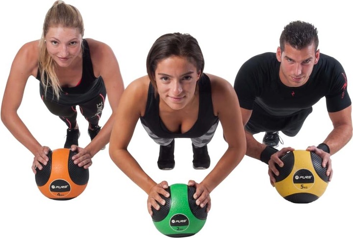 Actual product image Pure2improve Medicine Ball (5 kg, 200 mm)