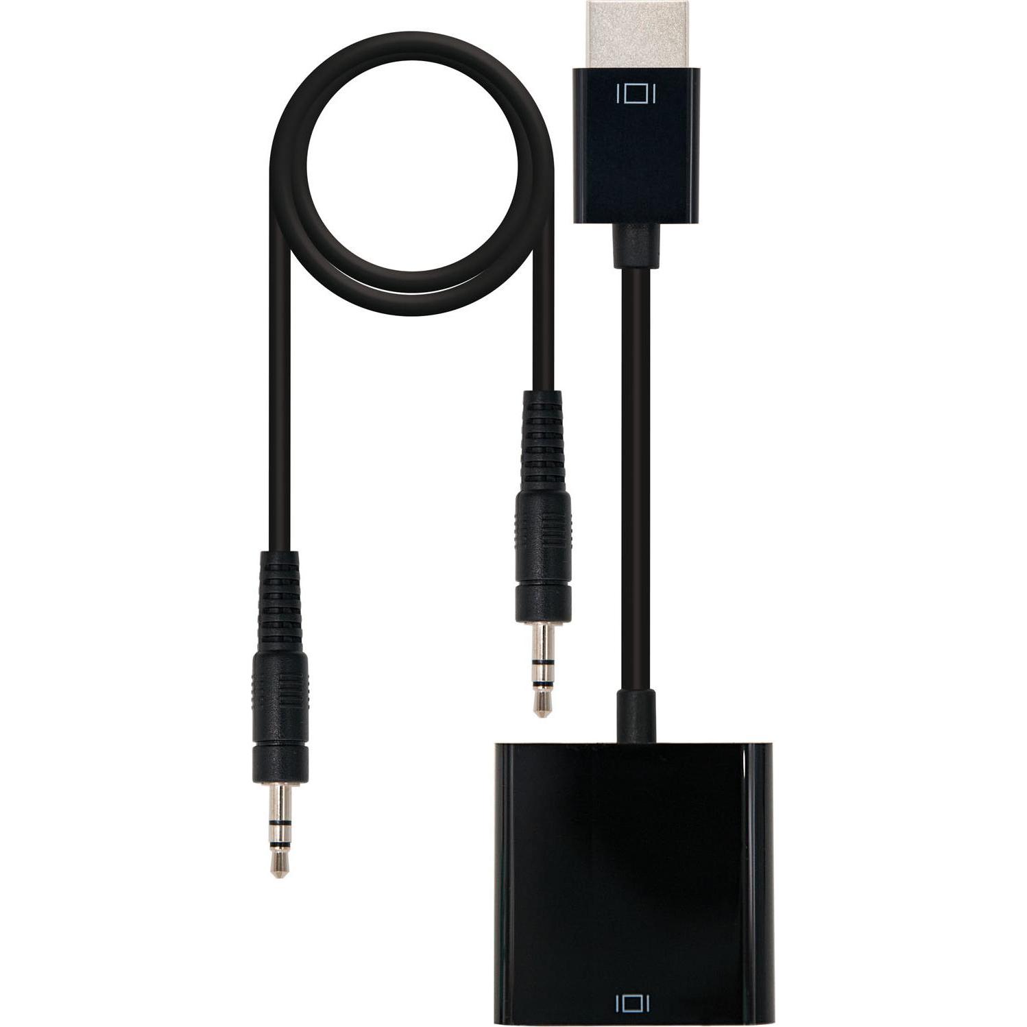 Nanocable 10.16.2001-BK (0.10 m), Cavo video