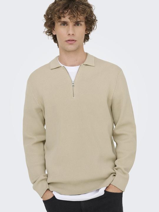 Produktbild Only & Sons ONSPHIL Gestricktes Poloshirt Gestricktes Oberteil (XL)