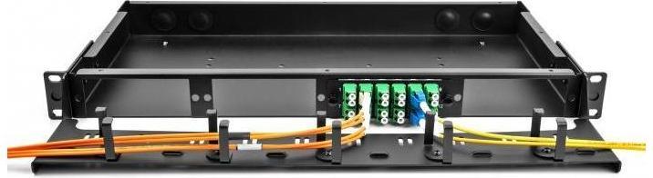 Produktbild Delock LWL Adapter Panel SC Simplex APC 12 port gr