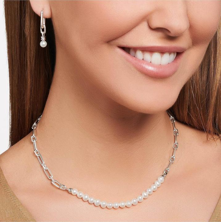 Immagine prodotto Thomas Sabo Collana link e perle argento (Argento 925, 40 - 45 cm)