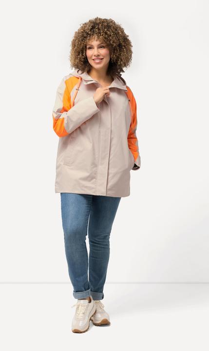 Produktbild Ulla Popken HYPRAR Jacke, wasserabweisend, Kapuze, Saumband (50, 52)