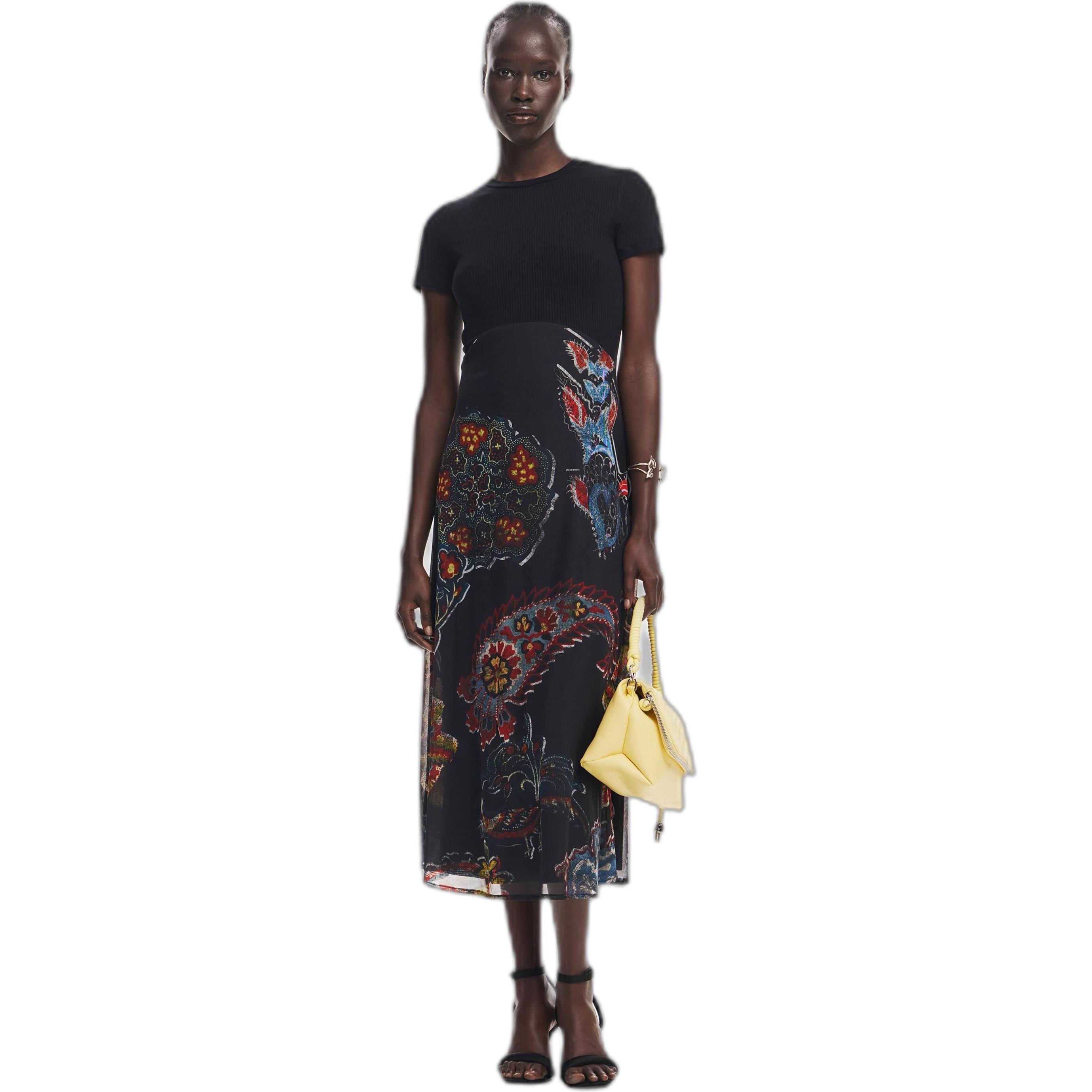Thumbnail - Desigual, Damen, Kleider, Lacroix, Schwarz, (S)