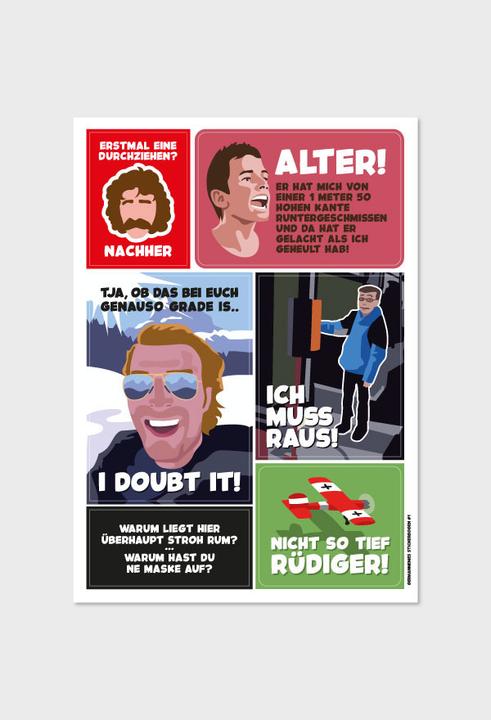 GermanMemes Stickerbogen