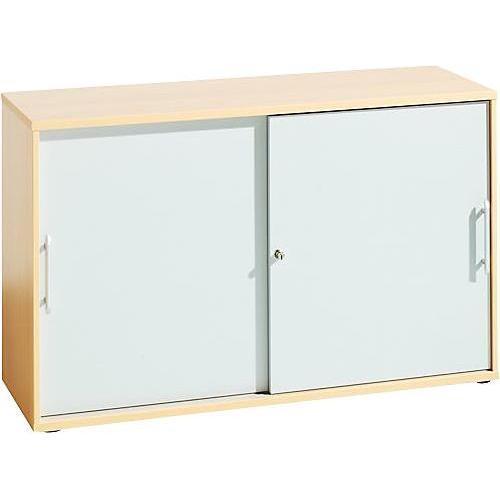 Thumbnail - kaiserkraft, Aktenschrank, FINO - Schiebetürenschrank (120 x 40 x 74.5 cm)