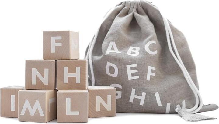 Produktbild Ooh Noo - Holzklötze mit weissen Buchstaben