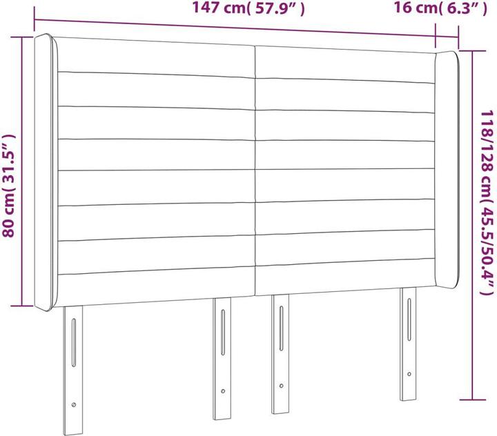 Immagine prodotto vidaXL Kayla (147 x 16 x 128 cm)