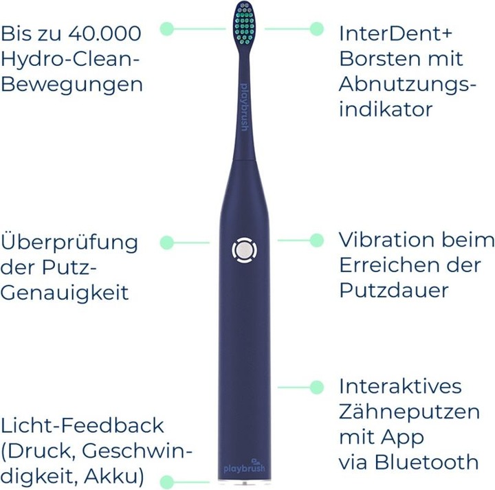Image du produit Playbrush Une solution intelligente (Brosse à dents sonique)