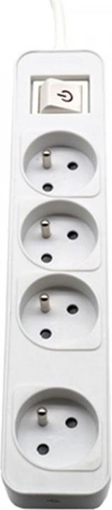 Produktbild Philips Extension cable 4 AC sockets white (4x, CEE 7/3, 3 m)