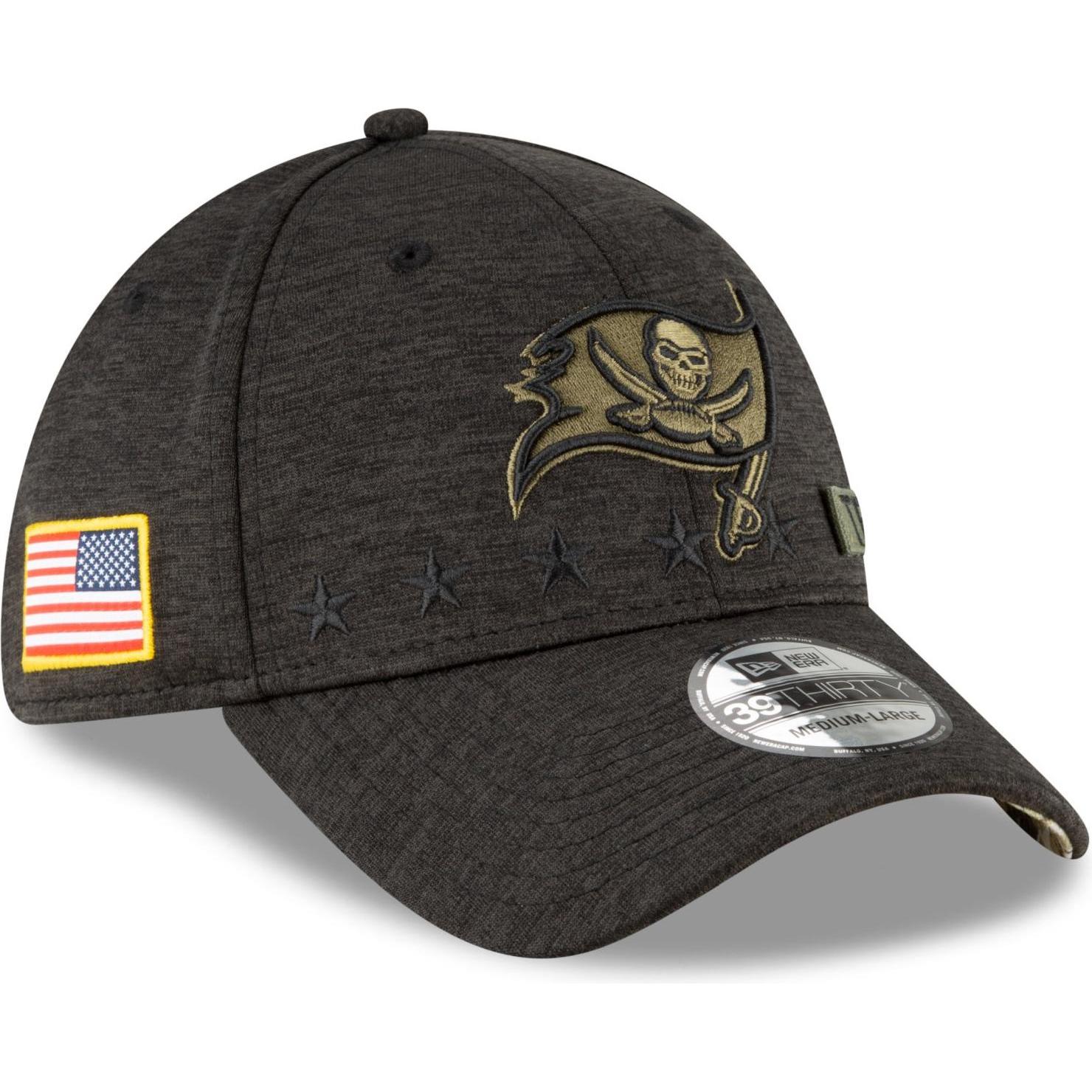 Thumbnail - New Era, Herren, Cap, 39Thirty NFL Teams Salute To Service 2020, Schwarz, (M)