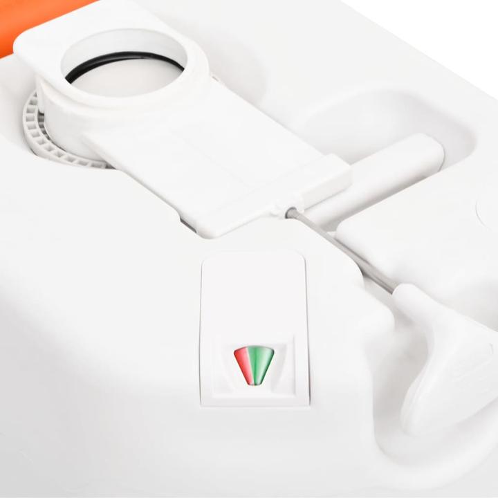 Produktbild VidaXL Camping-Einbautoilette Weiss 24+17 L HDPE & Emaille