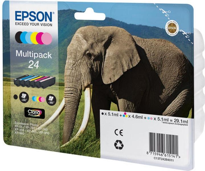 Produktbild Epson Multipack 24, Claria Photo HD (M, C, Y, BK, LC, LM)