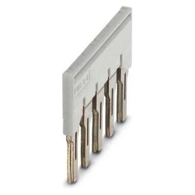 Phoenix Contact Steckbrücke FBS 5-8 GY FBS 5-8 GY Inhalt: 10 St., Elektronikkabel + Stecker, Grau