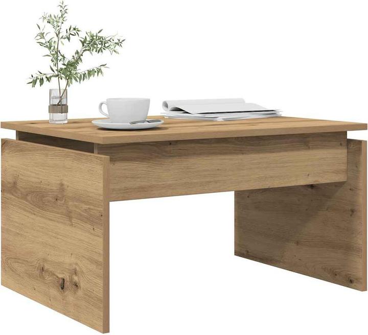Produktbild VidaXL Couchtisch Artisan-Eiche 68x50x38 cm Holzwerkstoff (68 x 50 x 38 cm)