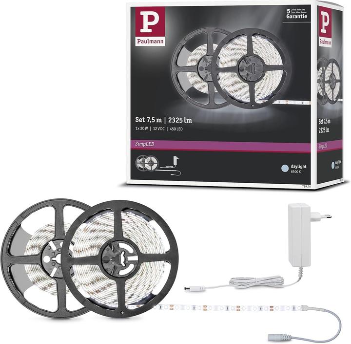 Image du produit Paulmann SimpLED (Blanc, 750 cm, Intérieur)