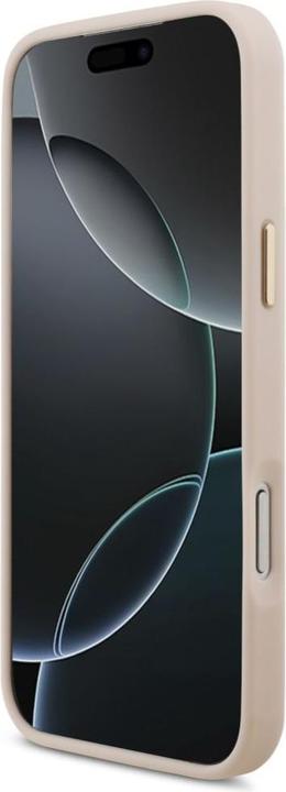 Actual product image Karl Lagerfeld case PU leather case with Karl script logo and metal camera buttons for iPhone 17 Pro (Apple iPhone 17 Pro Max)