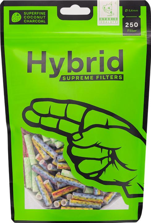 Produktbild Hybrid Filter 250er Bag Hybrid Supreme AktivkohlefilterBunt - 6.4mm