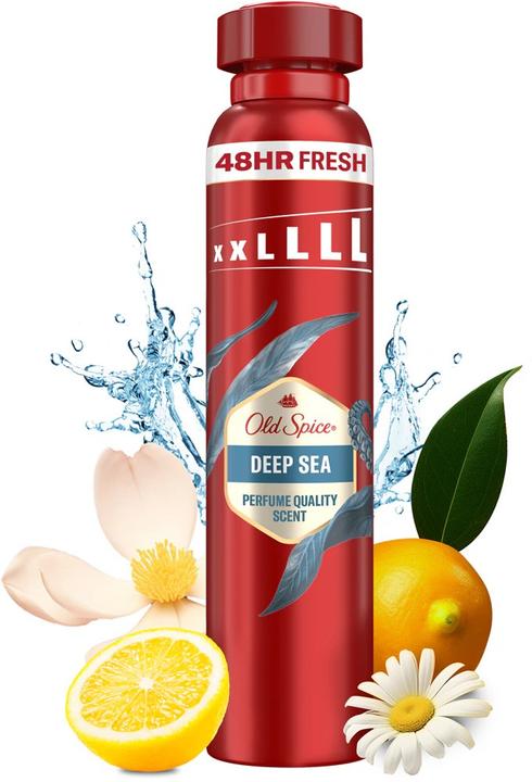 Productafbeelding Old Spice Deep Sea Deodorant Spray 250 ml (Spuit, 250 ml)