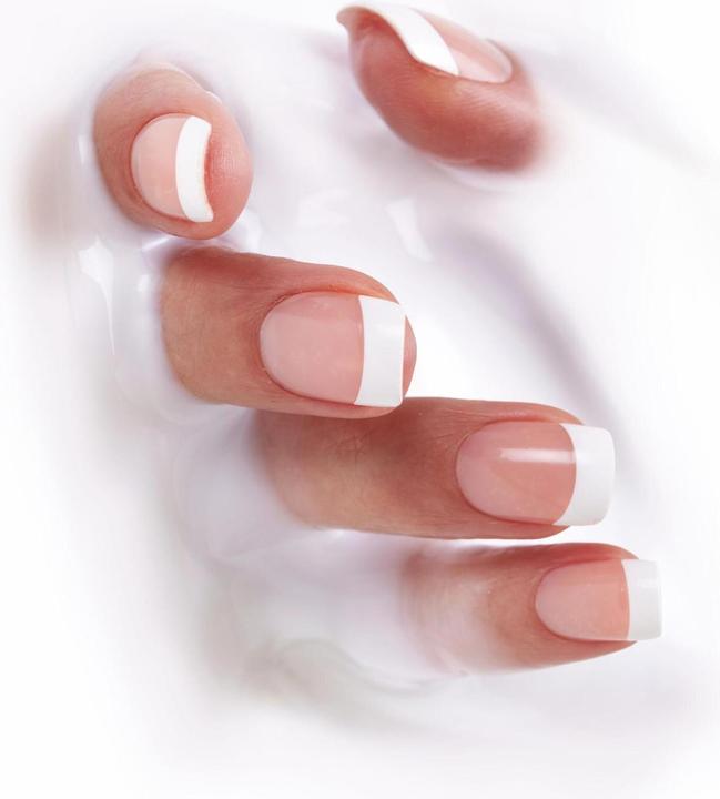 Immagine prodotto KISS Salon Acrylic French Nails - Rumour Mill (Unghie artificiali, Bianco, Trasparente)