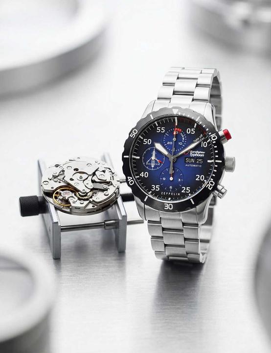 Immagine prodotto Zeppelin 7218M-3 Eurofighter Typhoon Automatic Limited 43mm 10ATM (Cronografo, Orologio digitale, 43 mm)