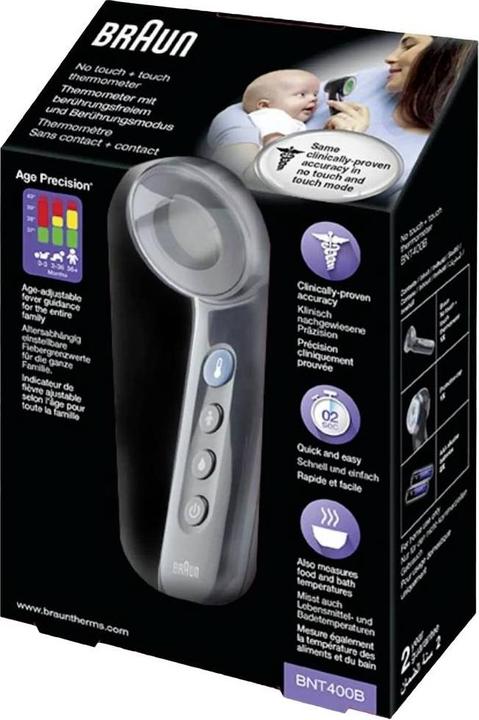 Actual product image Braun BNT 400B No Touch (Forehead, Non-contact)