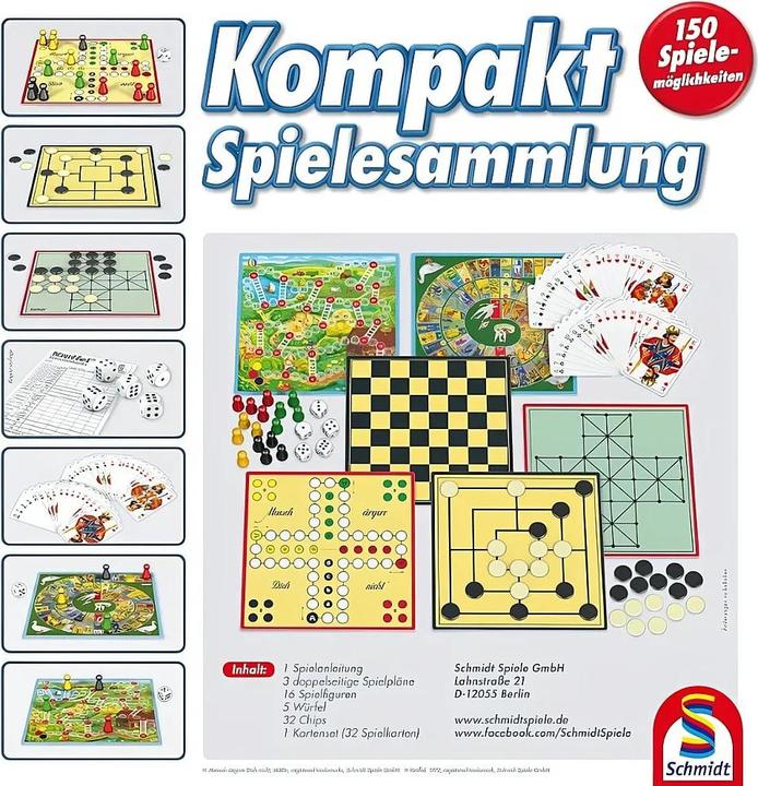 Actual product image Schmidt Spiele Compact game collection (1 - 8 Players)
