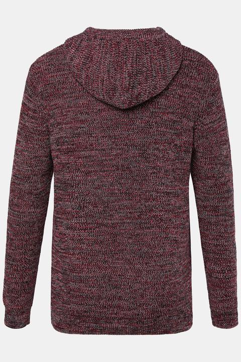 Produktbild Men+ Kapuzen-Pullover, Strick Hoodie, Melangestrick (L)