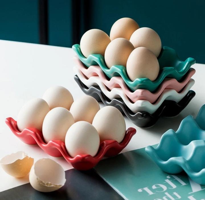 Produktbild Homerely Eierbecher edel aus Keramik mit 6 Fächern (1 x)
