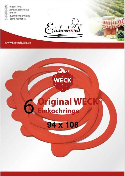 Immagine prodotto Weck Anelli di gomma (6 pz.)