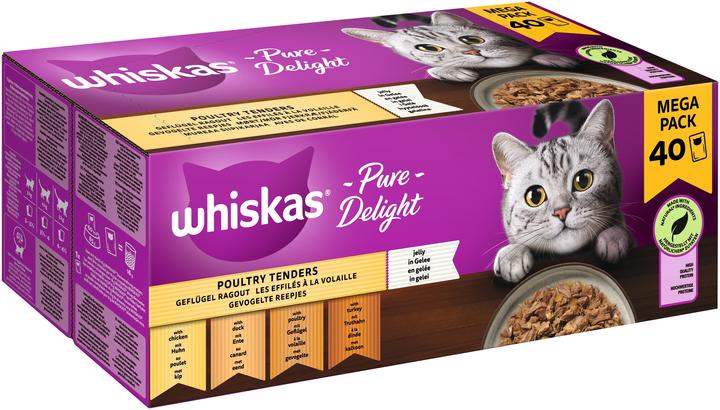 Actual product image Whiskas Mp Pd Poultry Ragout Gel. (40 pcs., 3400 g)