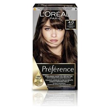 L'Oréal Paris, Haarkleur, L'Oreal Preference 04 Tahiti Medium Brown (04 Tahiti Medium Bruin)