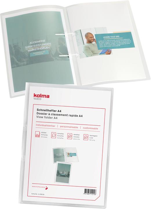 Produktbild Kolma Schnellhefter Vario A4 2 Heftstifte farblos (A4, 1x)