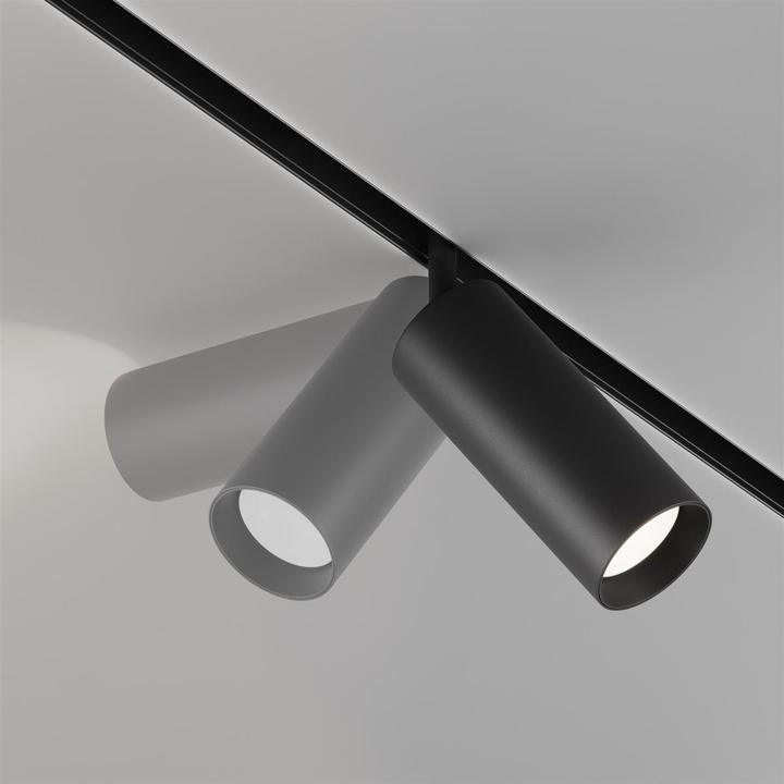 Actual product image Maytoni Focus magnetic track system EXILITY 48V LED track light 20W dimmable Black 90Ra UGR (1500 lm, E27)