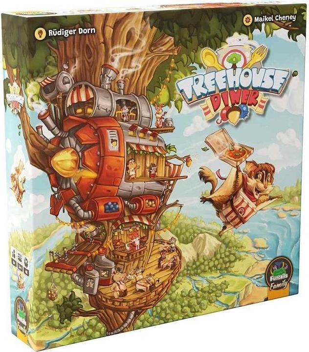 Immagine prodotto Funtails FTTHD01EN - Treehouse Diner, gioco da tavolo, per 2-4 giocatori, da 8 anni (edizione DE) (Tedesco, 2 - 4 Giocatori)