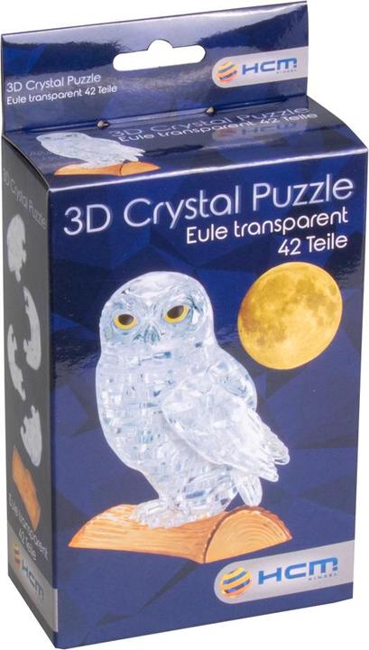 Produktbild HCM Kinzel Crystal Eule Transparent (42 Teile)