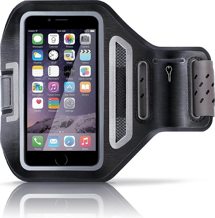 Produktbild Aplic Smartphone Fitness Armband, Schlüsselfach & Kopfhörerhalter, Handys bis zu 4,7