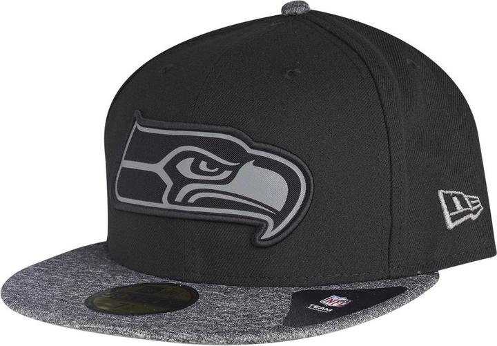 Produktbild New Era NFL - Seattle Seahawks - Grey Collection 59Fifty Cap schwarz 6 7/8 (56)