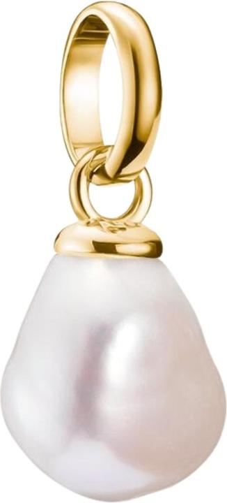 Thomas Sabo Charm-Anhänger Süsswasserzuchtperle Connect vergoldet (18K-Vergoldung)