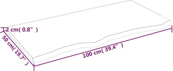 Immagine prodotto VidaXL Smeraldo (100 x 50 x 2 cm)