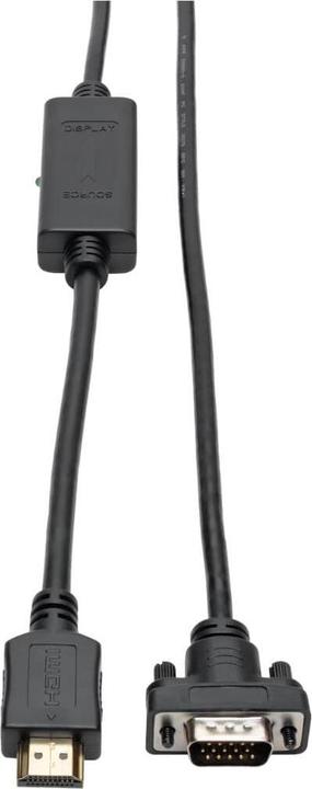 Produktbild Eaton HDMI to VGA Active Adapter Cable HDMI to Low-Profile HD15 M/M 3ft. 0.9m (0.91 m)