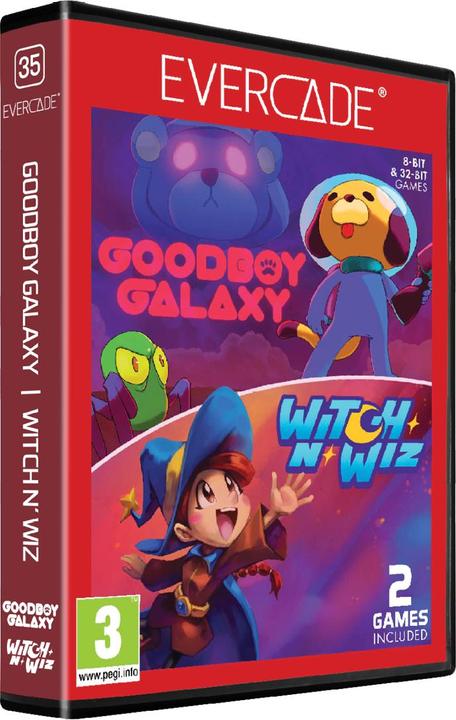 Produktbild Blaze Evercade Goodboy Galaxy/Witch n'Wiz (EN)