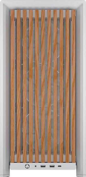 Actual product image Corsair Frame 4000D Wood RS Modular Mid-Tower (ATX, E-ATX, mATX, Mini-ITX)