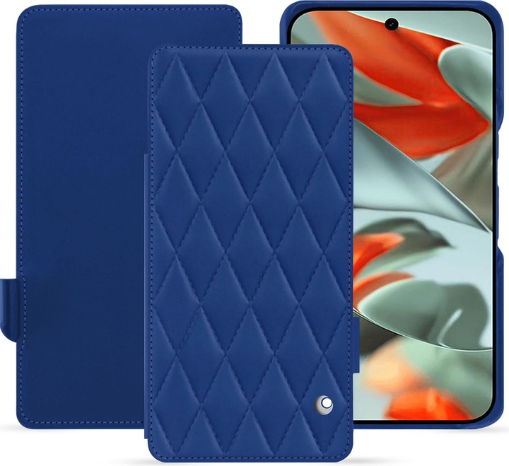 Bleu océan - Couture ( Nappa - Pantone #15458a)