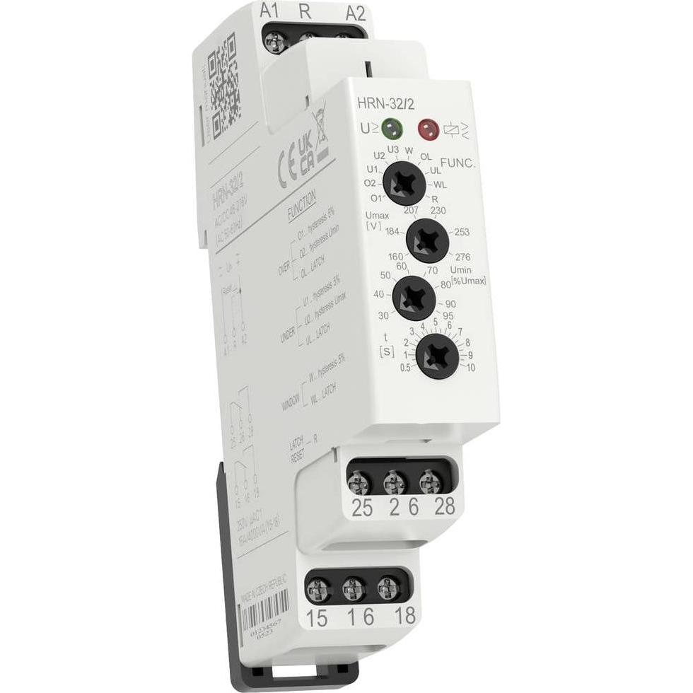 Rose Lm Überwachungsrelais 48, 48 - 276, 276 V/AC, V/DC 1 Wechsler HRN-32/2 1St., Relais